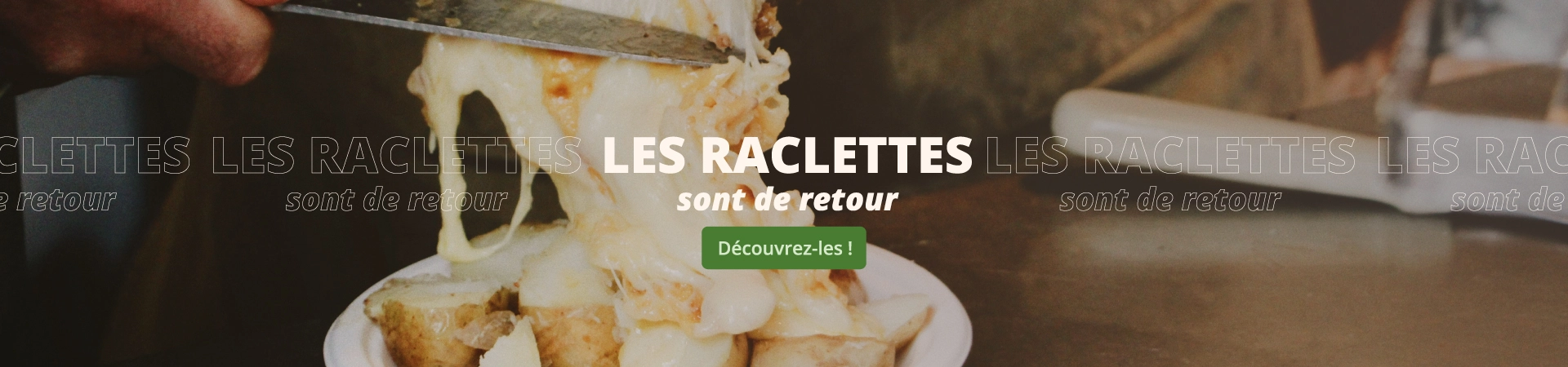 Bannière Raclettes
